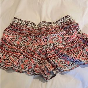 Tribal flowy shorts